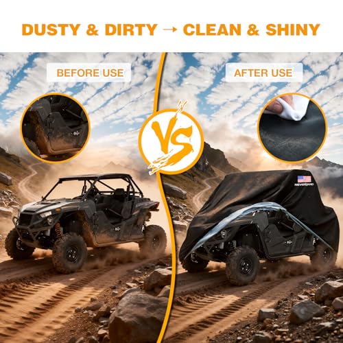 UTV Cover Heavy Duty 300D Waterproof Outdoor Storage 2