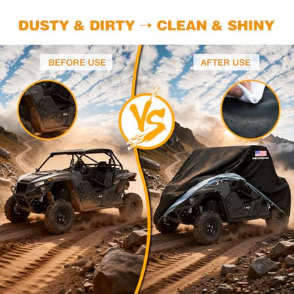 UTV Cover Heavy Duty 300D Waterproof Outdoor Storage 2