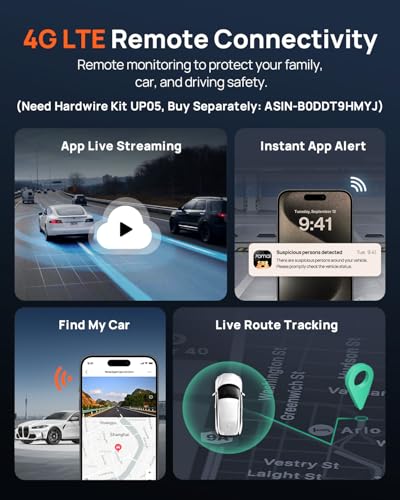 Dual Dash Cam Front and Rear 4K