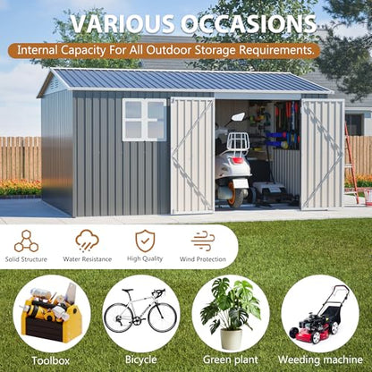 12x10 Ft Outdoor Storage Shed