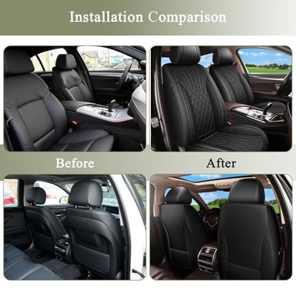 Leather Front Set for Subaru Forester Seat Covers 2007
