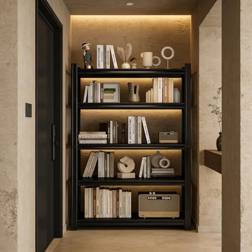 5 Tier Metal Bookshelf