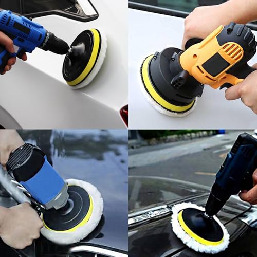Car Foam Polishing Buffing Kit (6 Count)
