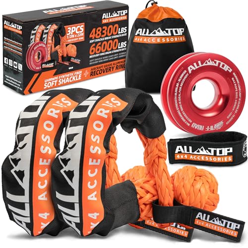 Synthetic Soft Shackle & Recovery Ring Kit