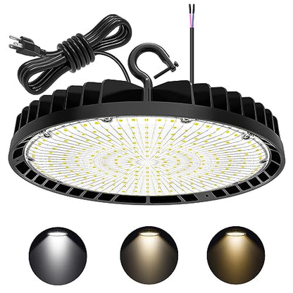 LED High Bay Light 240W 200W 150W Adjustable with AC120V Plug