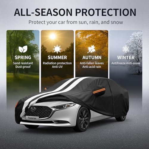 Multi Layer Car Cover Custom Fit for Mazda 3 Sedan