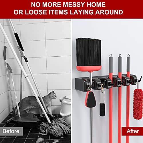 Broom Holder Wall Mount