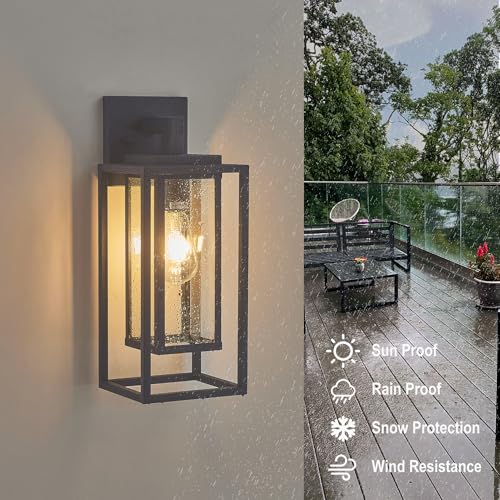 18" Outdoor Wall Light Fixtures Waterproofed Exterior Lantern W (2 Count)