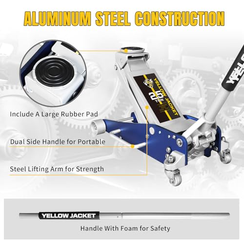 2.5 Ton Floor Jack Aluminum and Steel Racing Car Jack