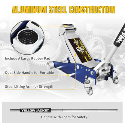 2.5 Ton Floor Jack Aluminum and Steel Racing Car Jack
