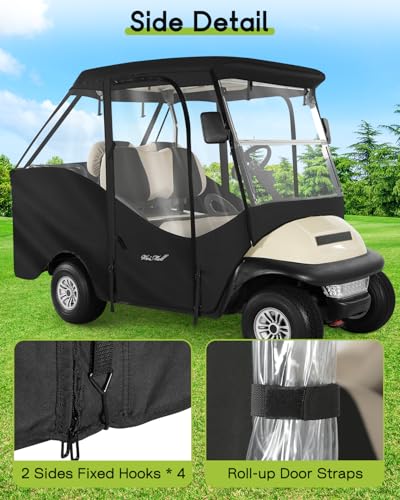 4 Passenger Golf Cart Enclosure for Club Car Precedent Tempo 57.5"
