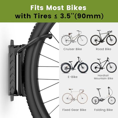 Swivel Bike Wall Mount [2 Pack] (2 Count)