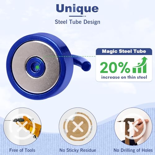 Magnetic Hooks Steel Tube Design for Cruise (10 Count)