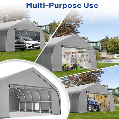 20x20 Reinforced Heavy Duty Carport