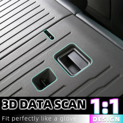 3PCS Cargo Liner Rear Seat Back Cover for 2026 Tesla Model Y Juniper 5 (3 Count)