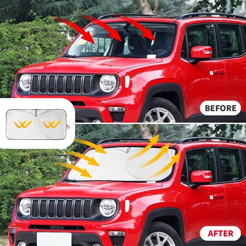 Windshield Sun Shade for Jeep Patriot Renegade 2015