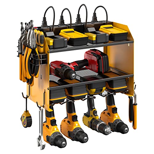 Wall Mount Modular Tool Charging Organizer