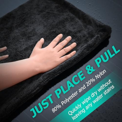 2 Pack 1300GSM Microfiber Car Drying Towel