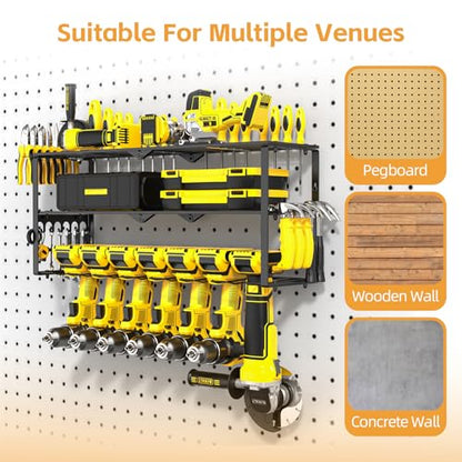 Power Tool Organizer Wall Mount Cordless