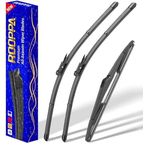 3 Wipers Fits Ford Focus 2012