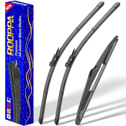 3 Wipers Fits Ford Focus 2012