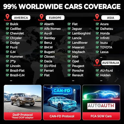 X431 PRO3 V+ 5.0 2026 Upgraded Bluetooth Bi