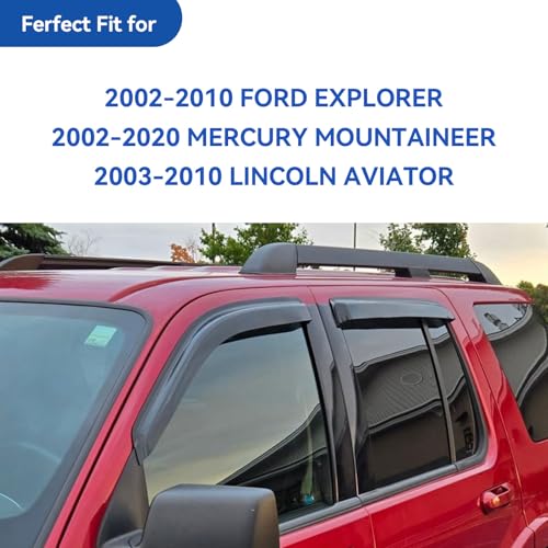 Window Visors Rain Guards for 2002