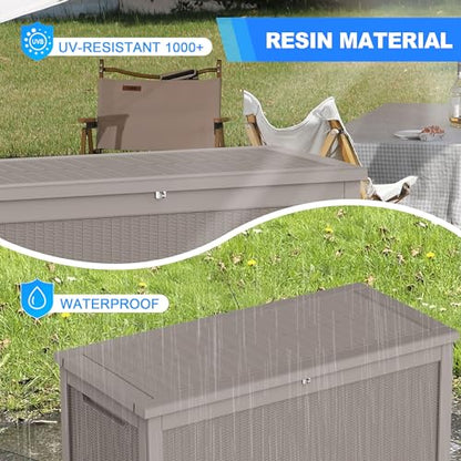 320 Gallon Outdoor Storage Box Waterproof