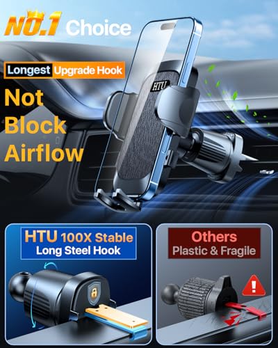 Car Phone Holder【2026 Upgraded 100+LBS Suction & Safety Cert】 Cell Phone Car Mount for Truck Heavy Duty Phone Holder for Dashboard