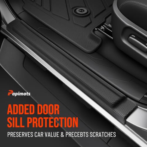 Floor Mats for Toyota Tacoma Double Cab 2024 2025 2026 (7 Count)