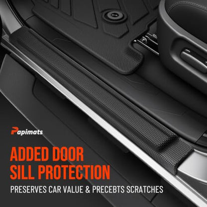 Floor Mats for Toyota Tacoma Double Cab 2024 2025 2026 (7 Count)
