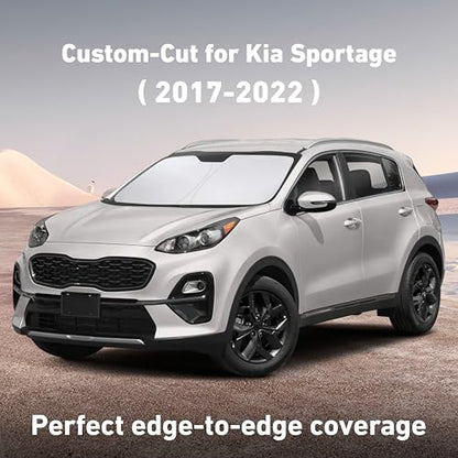 Windshield Sunshade Compatible for Kia Sportage 2017
