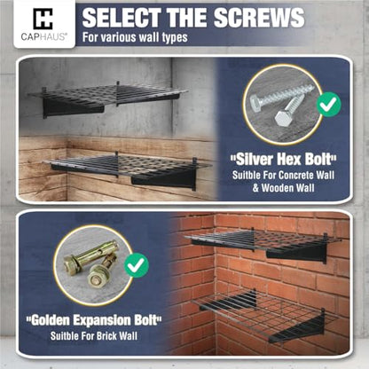 Garage Shelving Wall Mounted 36x18 Inch