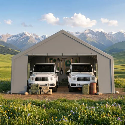 Carport 20x20 Heavy Duty Storage Shelter Shed Waterproof