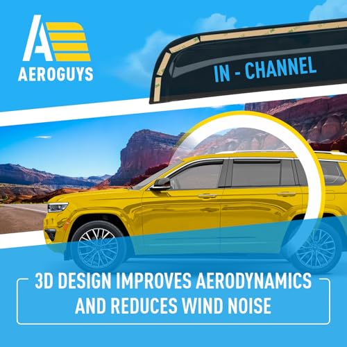 Extra Durable Window Deflectors in (4 Count)