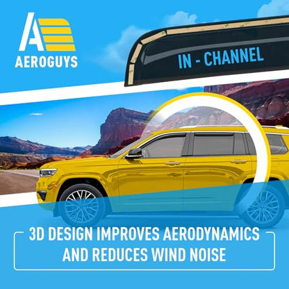 Extra Durable Window Deflectors in (4 Count)