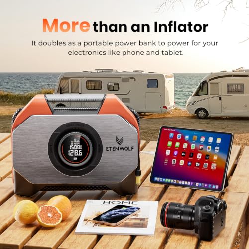 VORTEX S6 Tire Inflator Portable Air Compressor