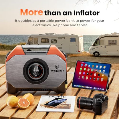 VORTEX S6 Tire Inflator Portable Air Compressor