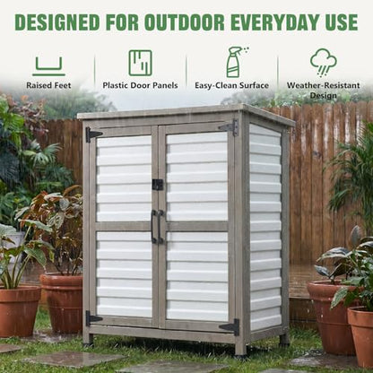32" Small Outdoor Storage Cabinet