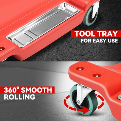 40 in Low Profile Car Rolling Mechanic Creeper
