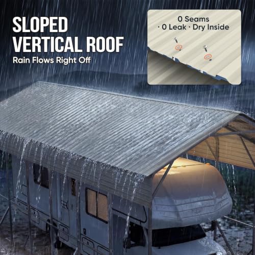 14x35x15 FT RV Metal Carport