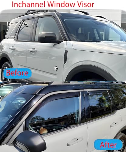 Rain Guards ompatible with Ford F150 SuperCrew 15 (4 Count)