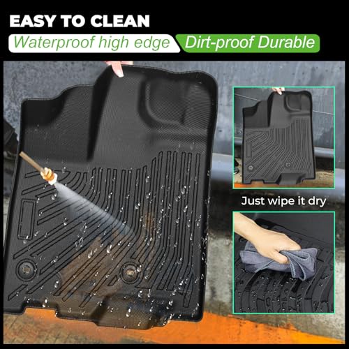 Floor Mats and Cargo Liner&Backrest Mat Fit forToyota Sienna 2013