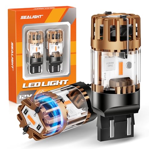 7443 7440 LED Bulb Amber (2 Count)