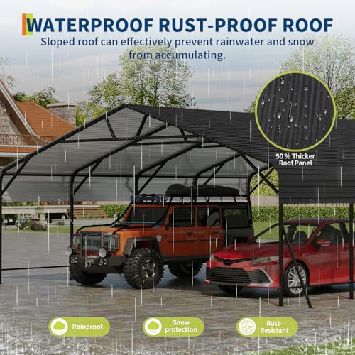 20x20x9FT Metal Car Port