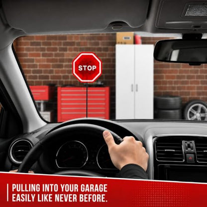 Flashing LED Stop Sign Garage Parking Assistant System (2 Count)