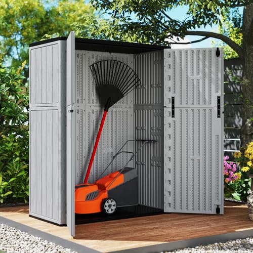 57 Cu.ft Outdoor Storage Cabinet with One Tool Kit