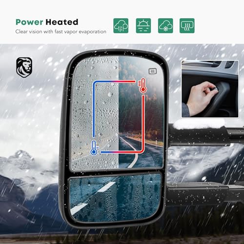 Towing Mirrors for Toyota Tundra 2007