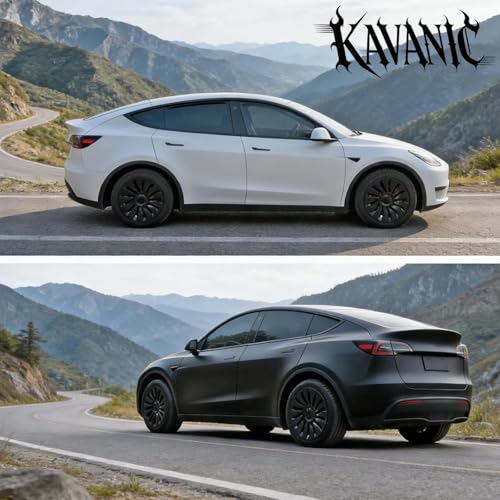 Wheel Cover Fits for Tesla Model Y 19 Inch Gemini 2020 (4 Count)