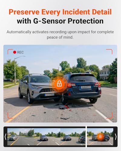 S1 Pro 60fps Dash Cam Front and Rear